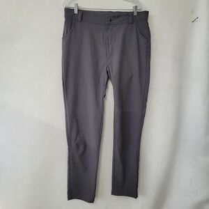Trayl Technical Outdoor Pants Mens Large Gray Stretch Hiking Biking Articulated